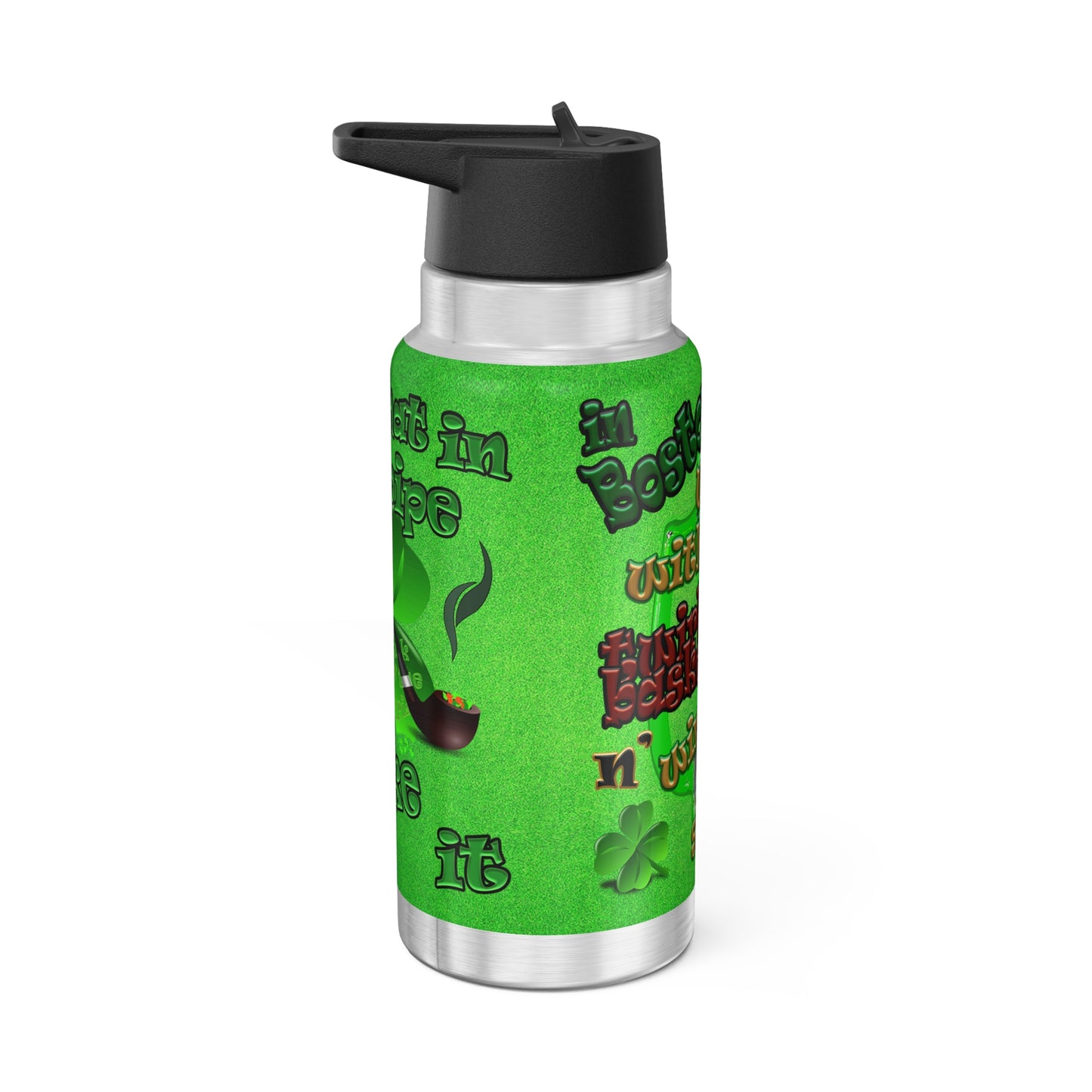 celtics logo - Gator Tumbler, 32oz  (green turf)