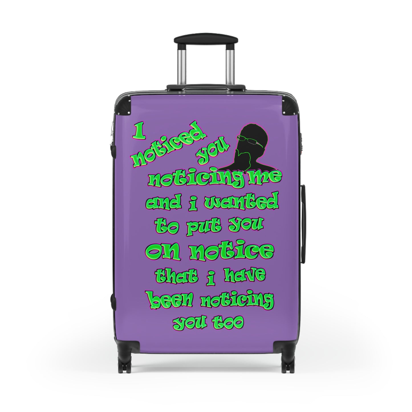noticed you noticing - Suitcase (light purple)