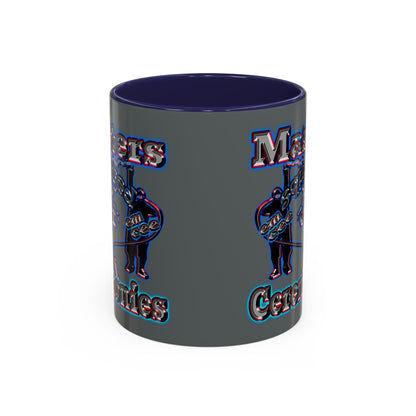 em cee squared - Accent Mug (dark grey)
