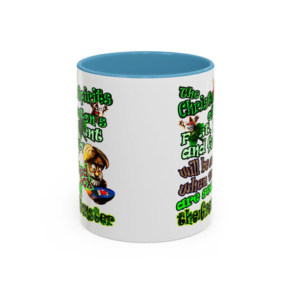 christmas spirits of boston - Accent Mug (white)