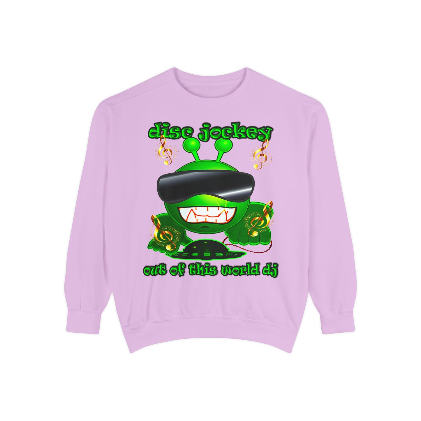 disc jockey - Unisex Garment-Dyed Sweatshirt