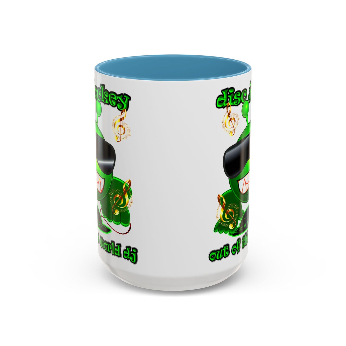 disc jockey - Accent Mug (white)