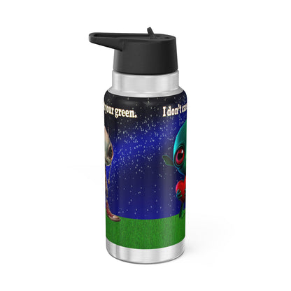 I don't care that your grey - Gator Tumbler, 32oz  ('snoops' background)