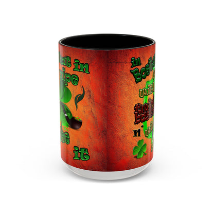 celtics logo - Accent Mug (burnt orange)