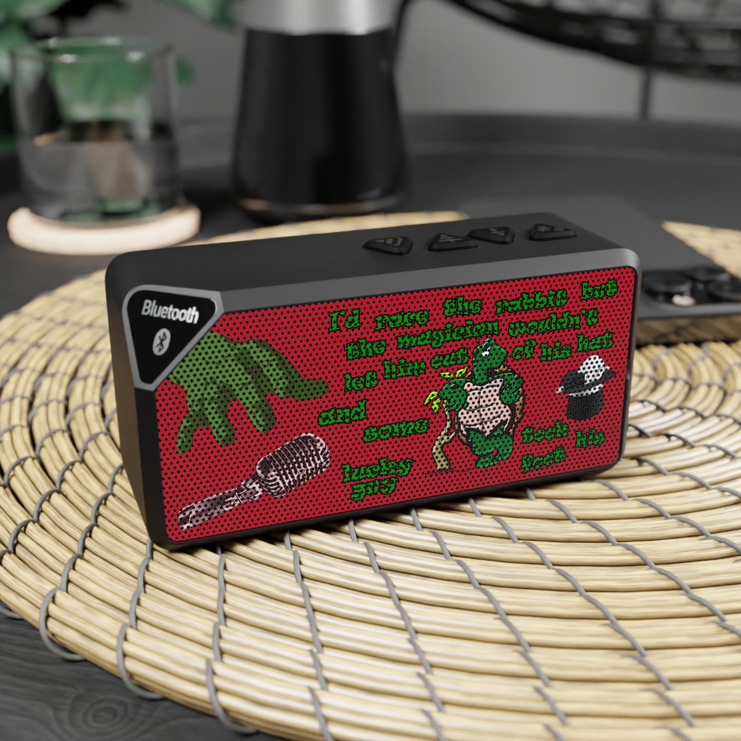 turtle race - Jabba Bluetooth Speaker (dark red)