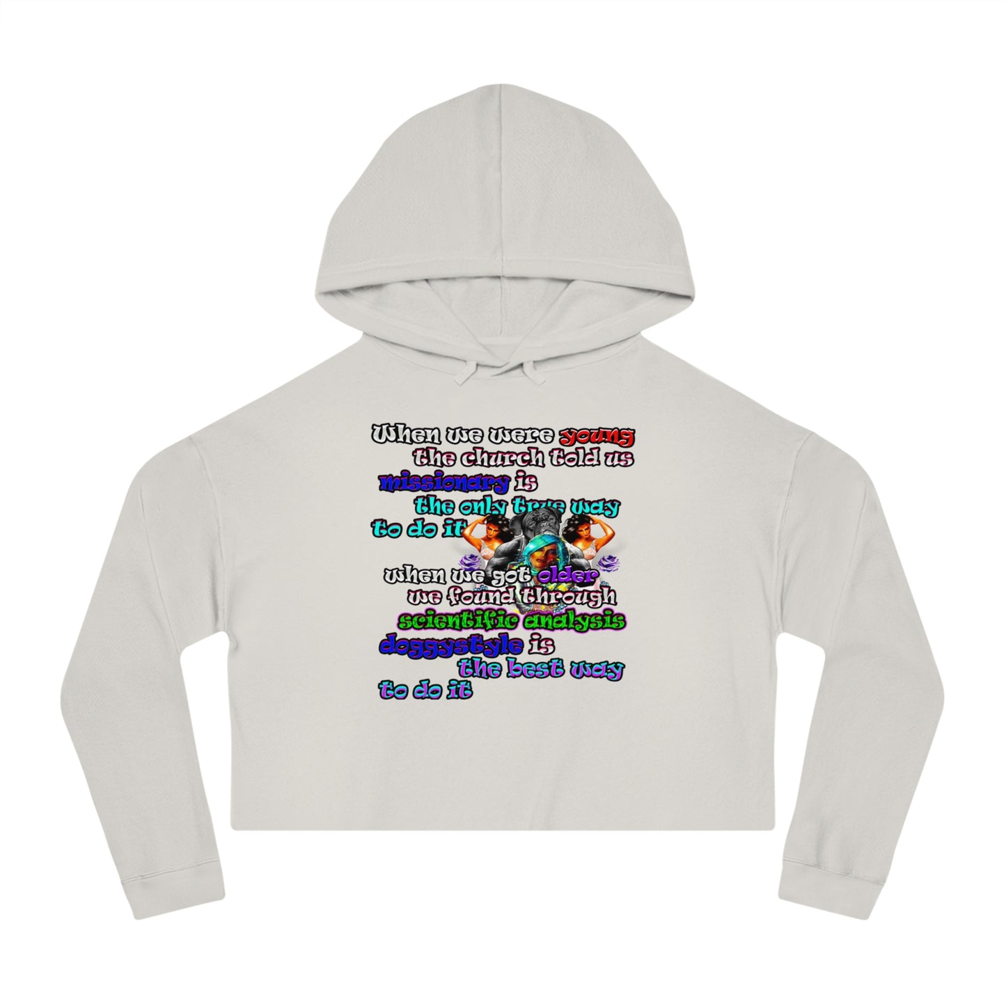 doggystyle - Women’s Cropped Hooded Sweatshirt