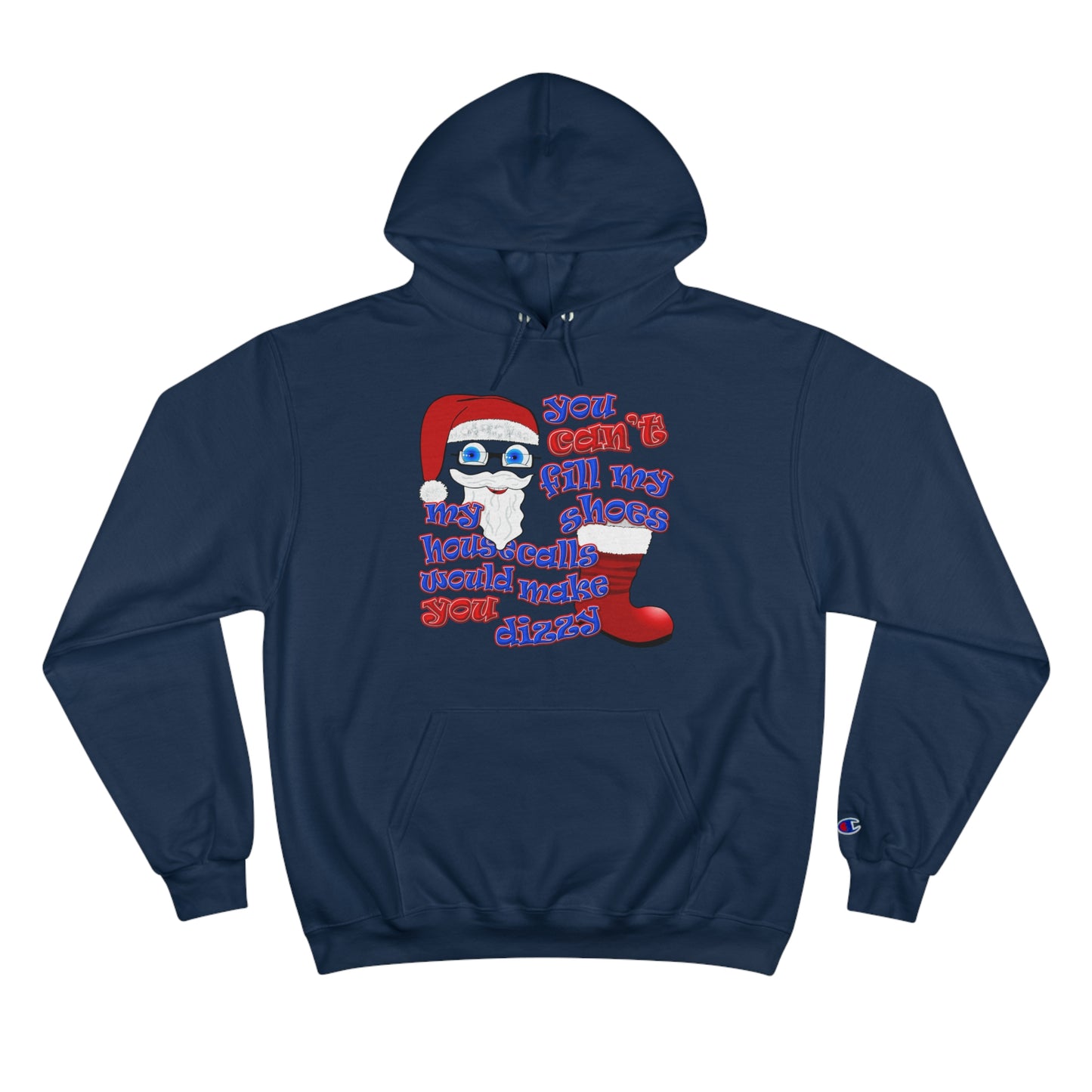 santa's shoes - Champion Hoodie