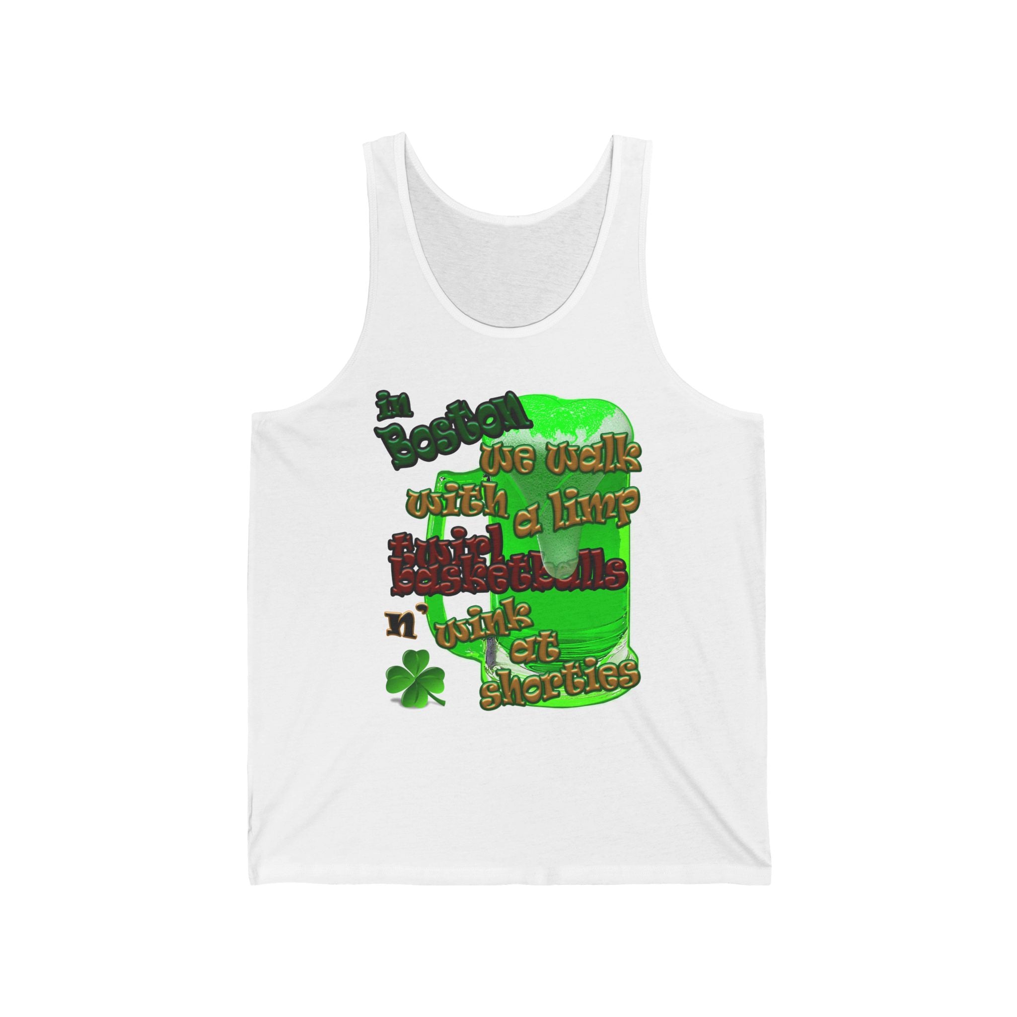 celtics logo - Unisex Jersey Tank
