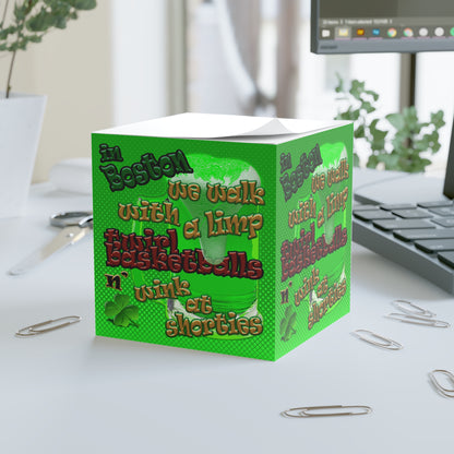 celtic's logo - note cube (logo green)