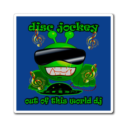 disc jockey - Magnets - (dark blue)