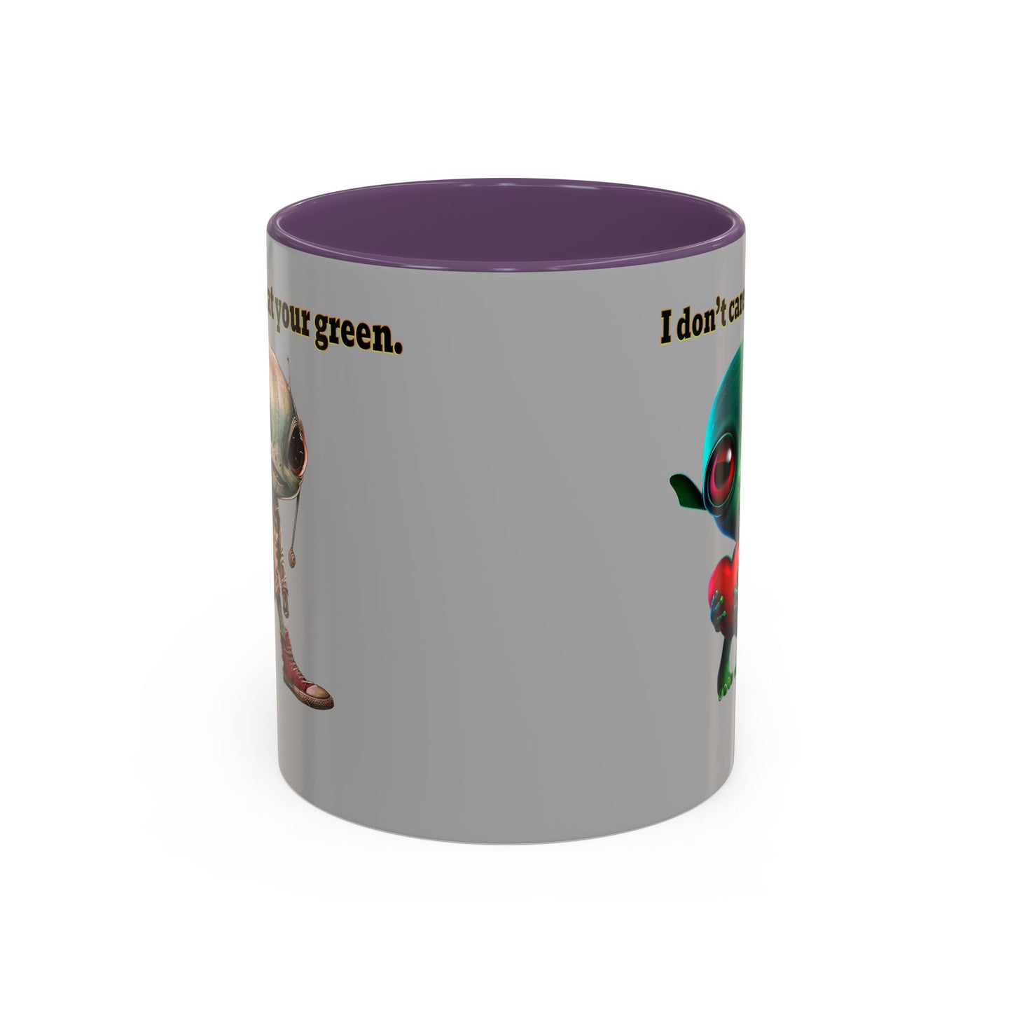 I don't care that your grey - Accent Mug (light grey)