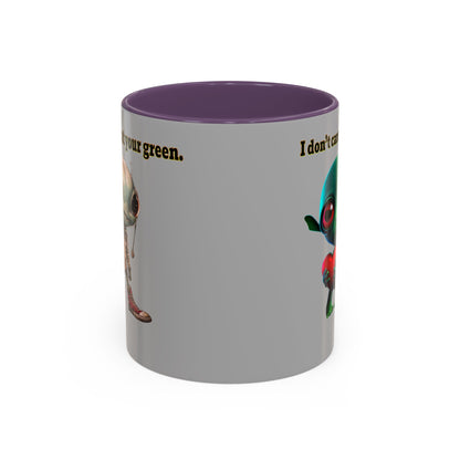 I don't care that your grey - Accent Mug (light grey)
