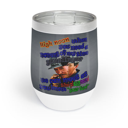 high noon - Chill Wine Tumbler (grey-light grey)