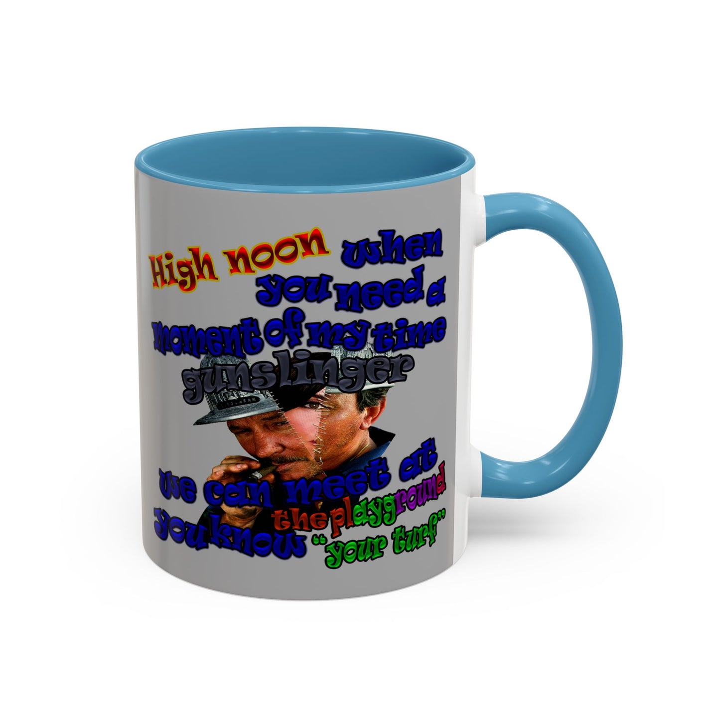 high noon - Accent Mug (light grey)