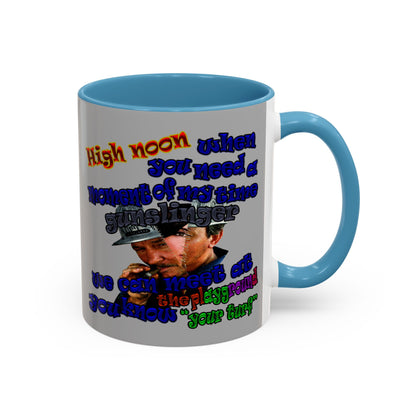 high noon - Accent Mug (light grey)