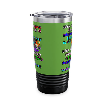 doggystyle - Ringneck Tumbler, 20oz (green)