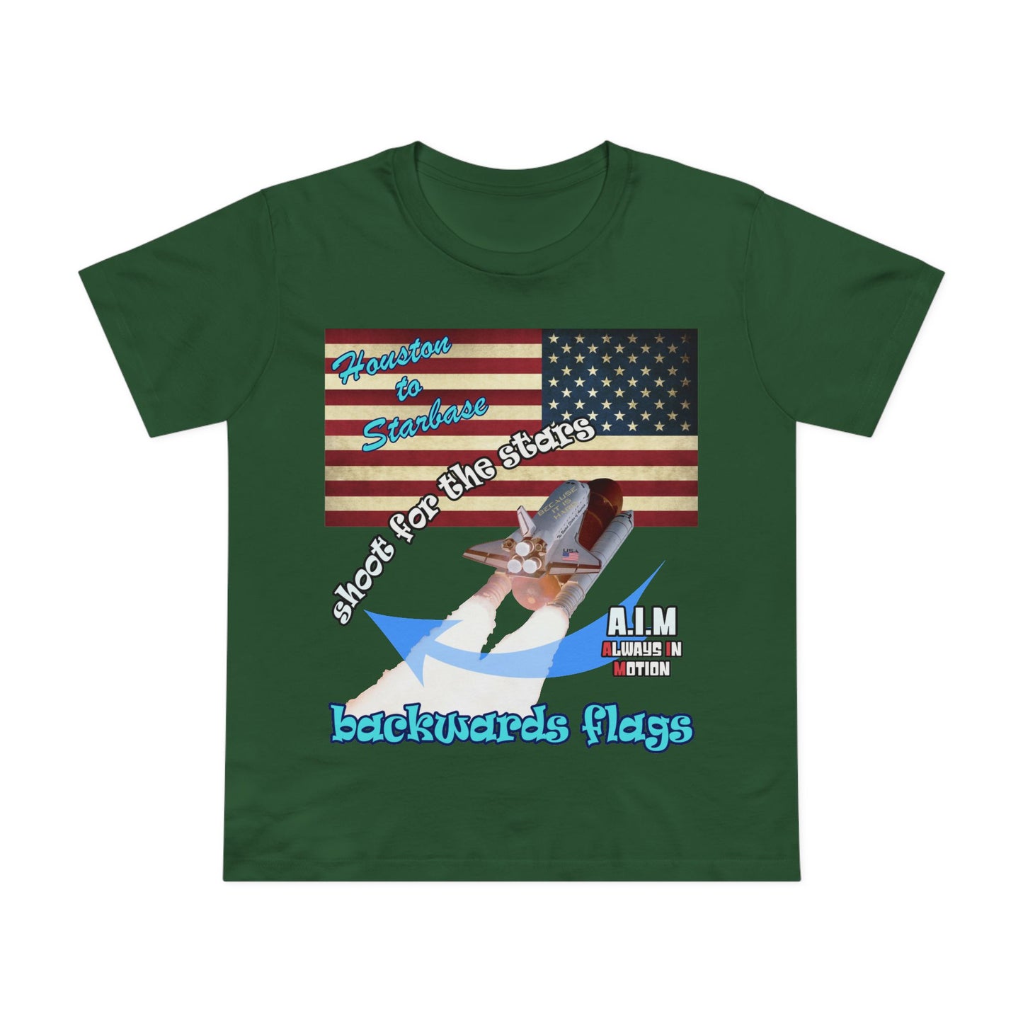 shoot for the stars - Women’s Maple Tee