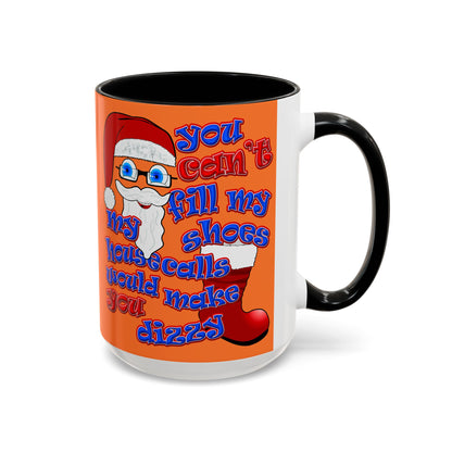 santa's shoes - Accent Mug (crusta)