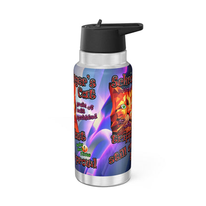 schrodinger's cat - Gator Tumbler, 32oz  (grey-pink wave)