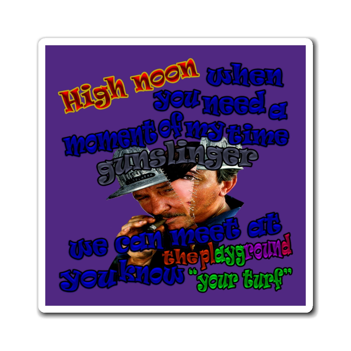 high noon - Magnets - (purple)