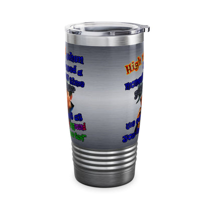 high noon - Ringneck Tumbler, 20oz (brushed nickel)