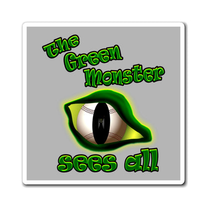 green monster - Magnets - (light grey)