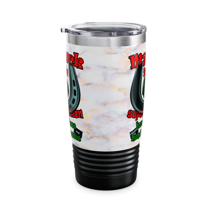 my luck - Ringneck Tumbler, 20oz (white marble)