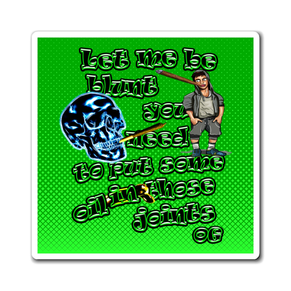 og - Magnets - (logo green)
