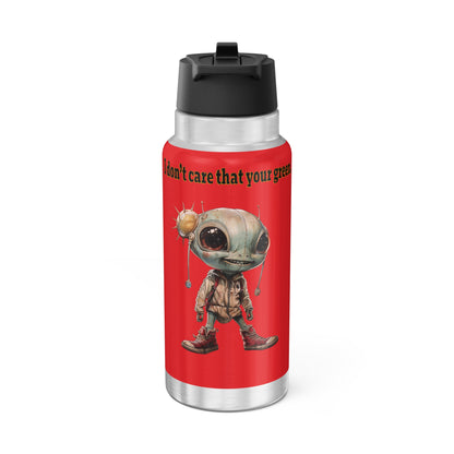 I don't care that your grey - Gator Tumbler, 32oz (red)