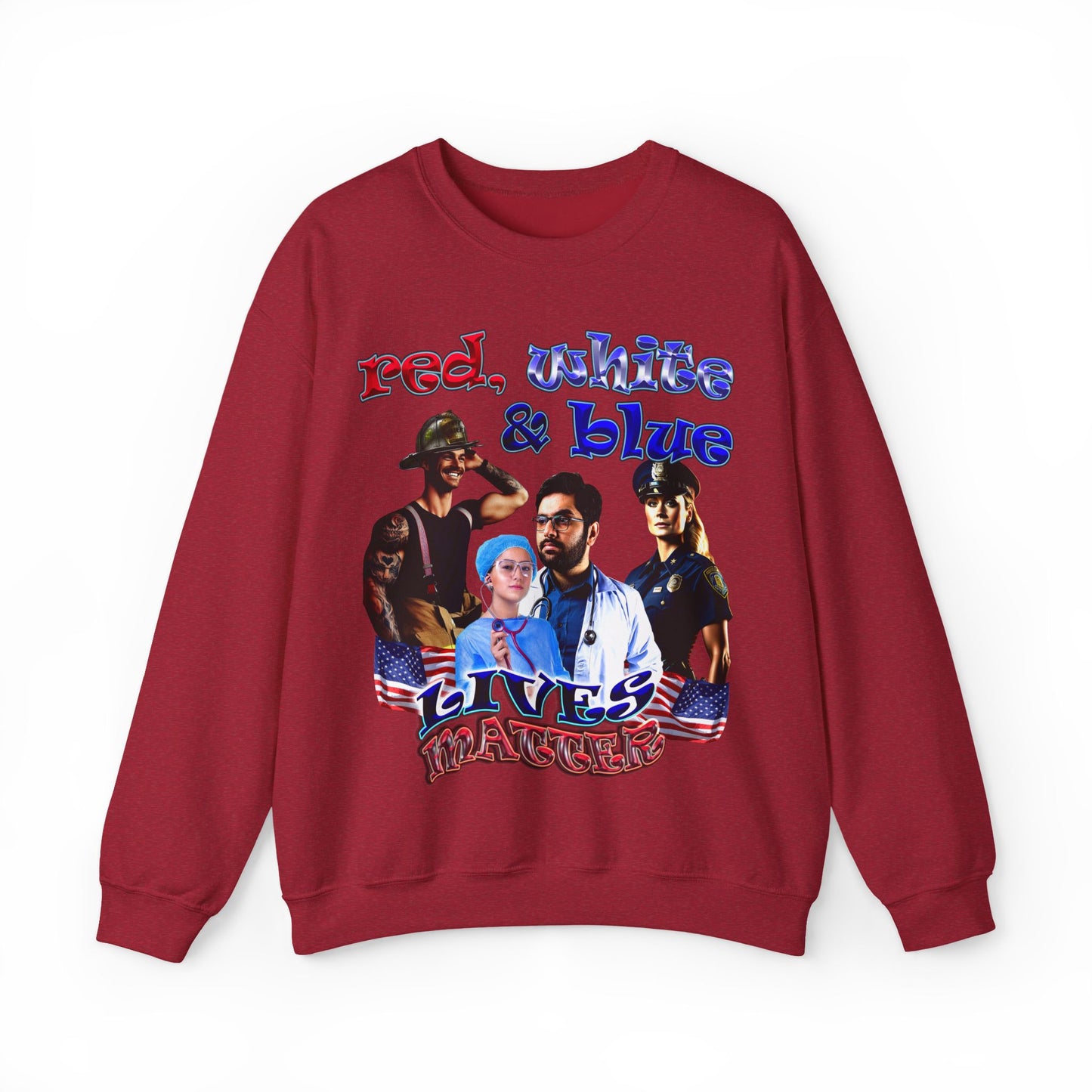 rw&b lives matter - Unisex Heavy Blend™ Crewneck Sweatshirt