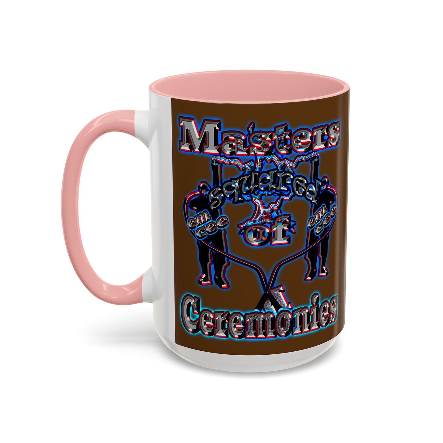 em cee squared - Accent Mug (brown)