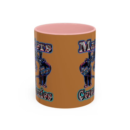 em cee squared - Accent Mug (light brown)