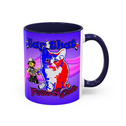 tag that - Accent Mug (purple-pink wave)