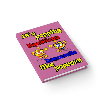 popping like popcorn - journal-blank (light pink)