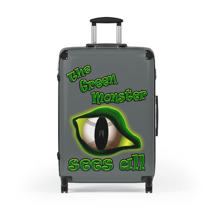 green monster - Suitcase (dark grey)