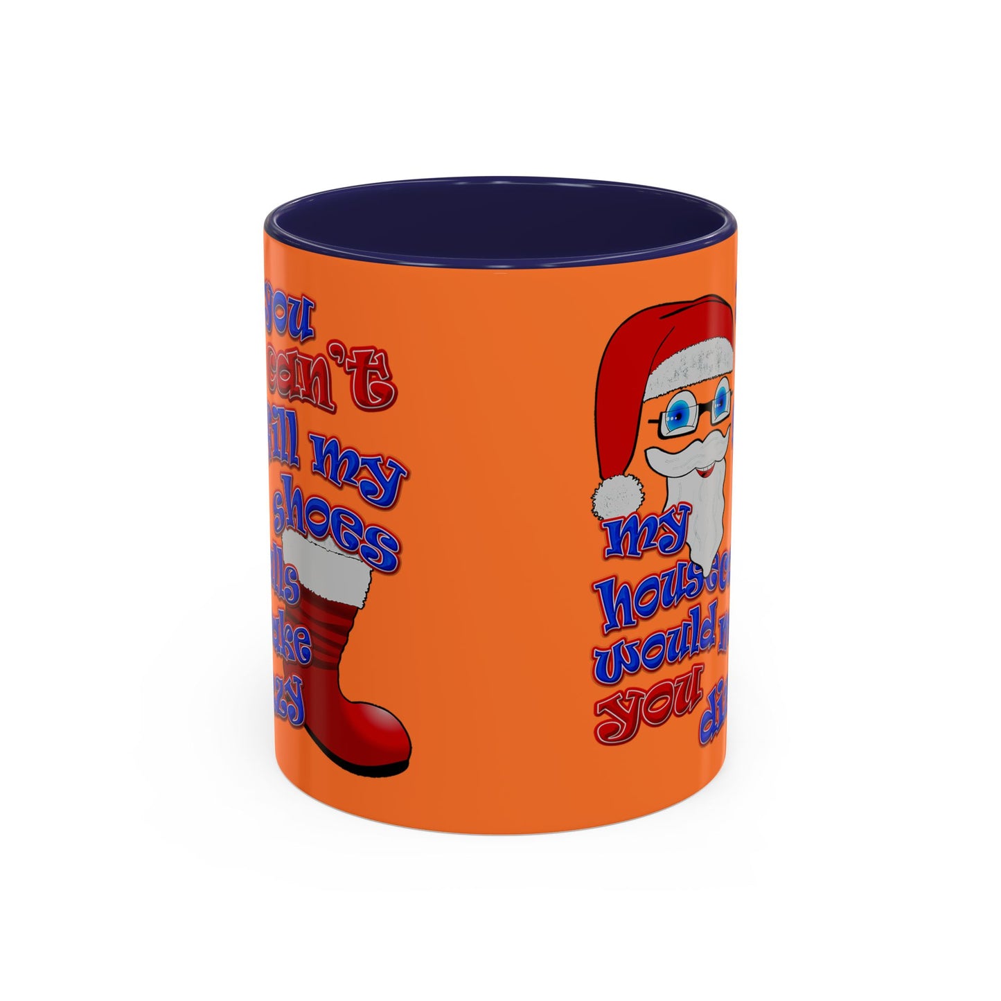 santa's shoes - Accent Mug (crusta)