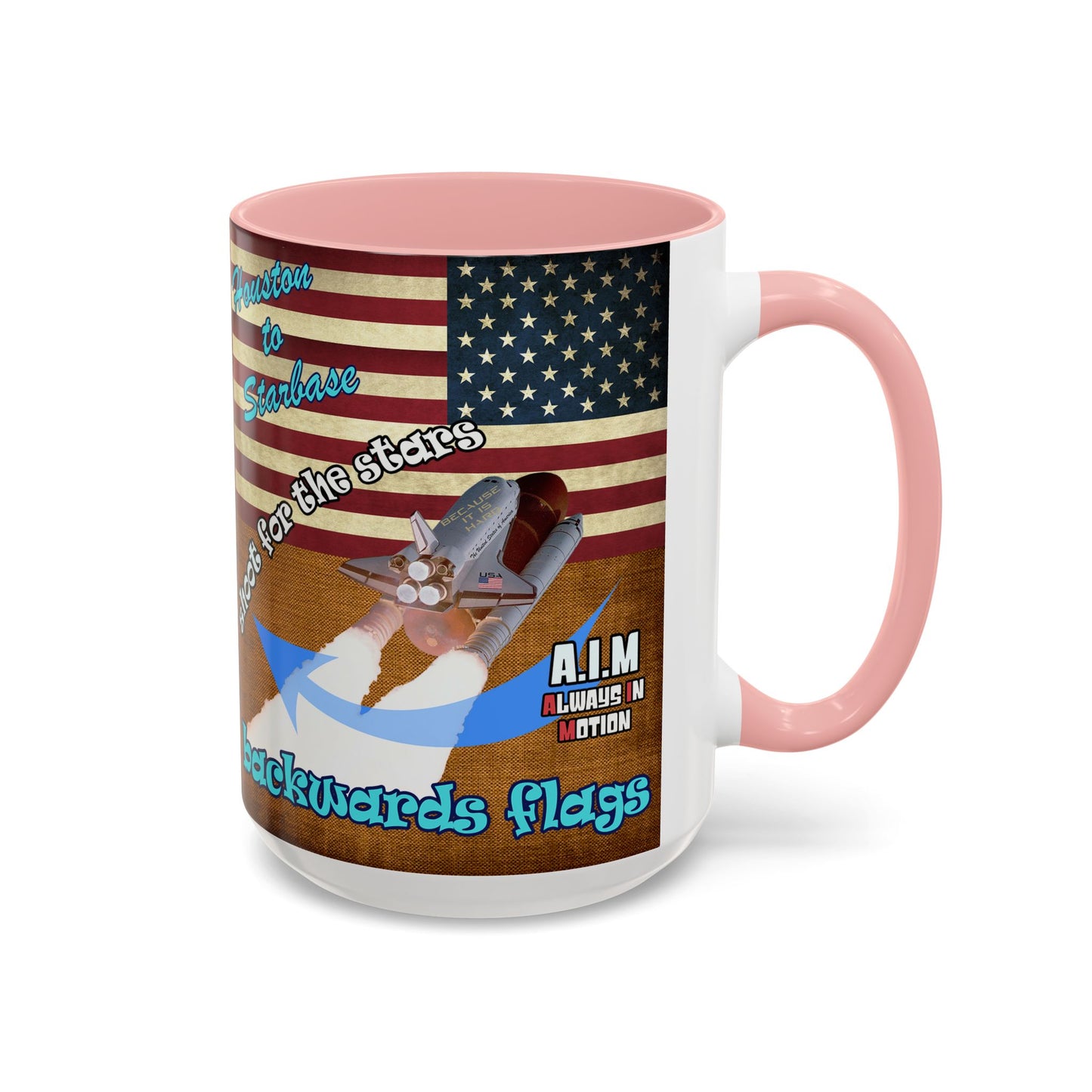 shoot for the stars - Accent Mug (brown papyrus)