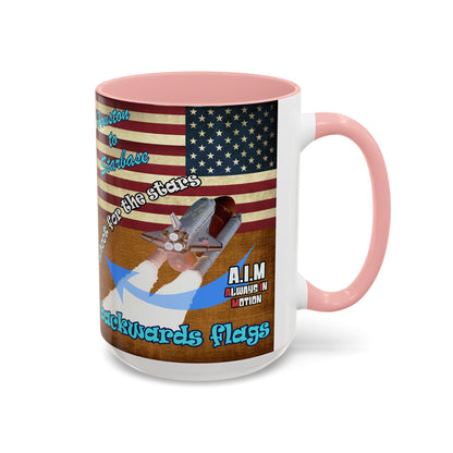 shoot for the stars - Accent Mug (brown papyrus)