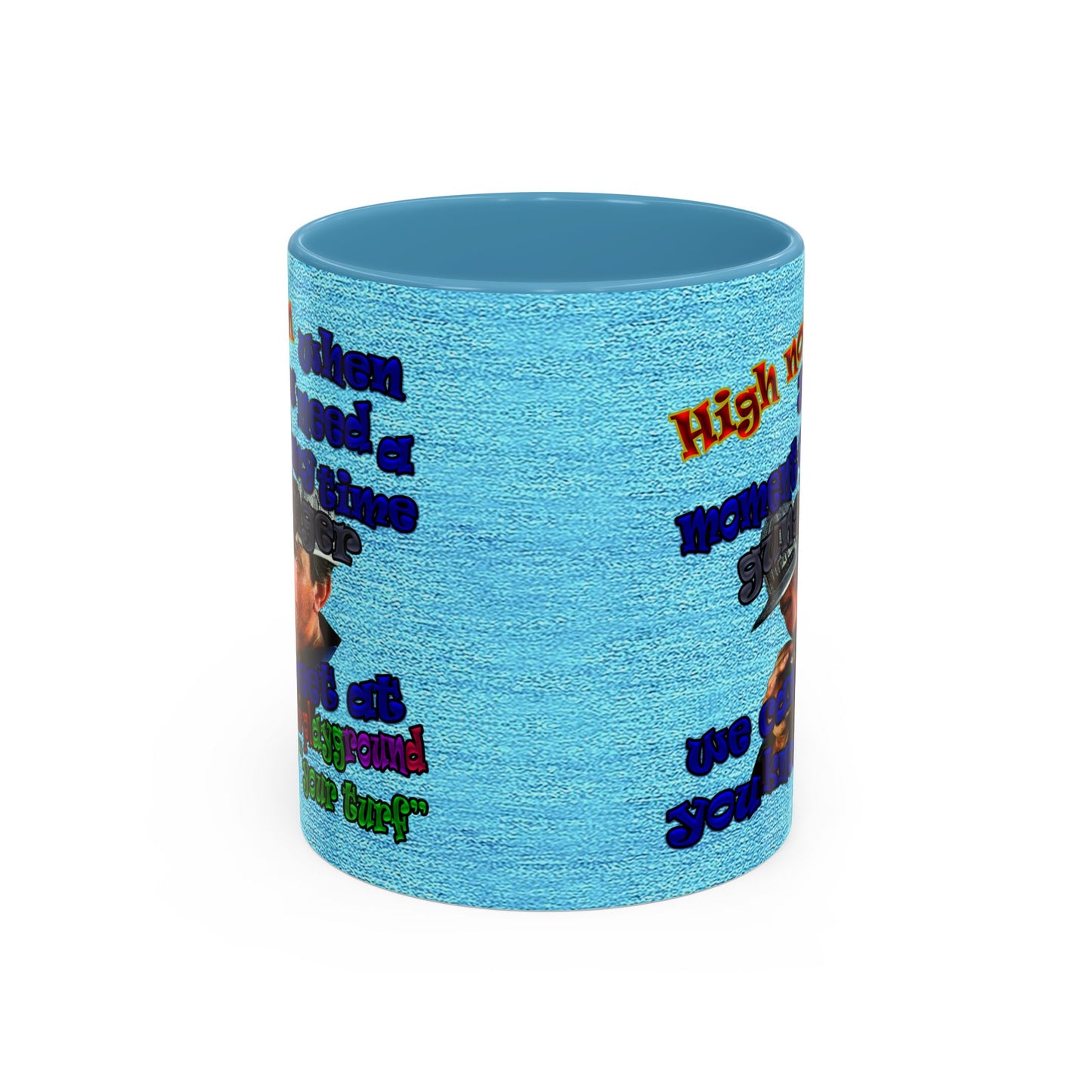 high noon - Accent Mug (faded blue)