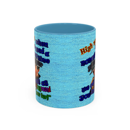 high noon - Accent Mug (faded blue)