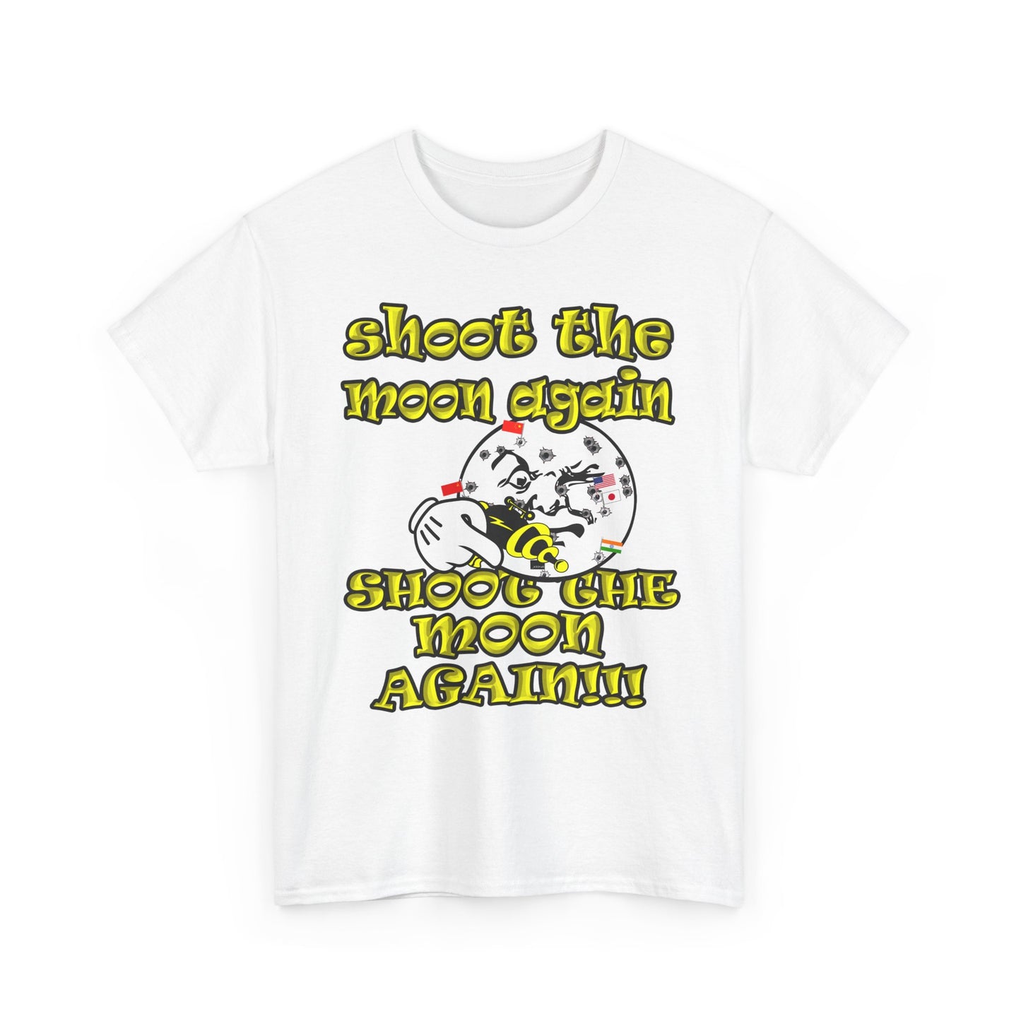 shoot the moon again - Unisex Heavy Cotton Tee