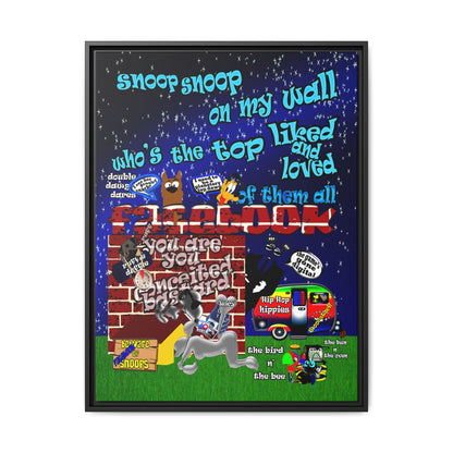 snoops - framed canvas art