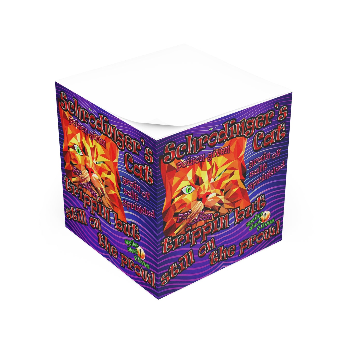 schrodinger's cat - note cube (purple wave)