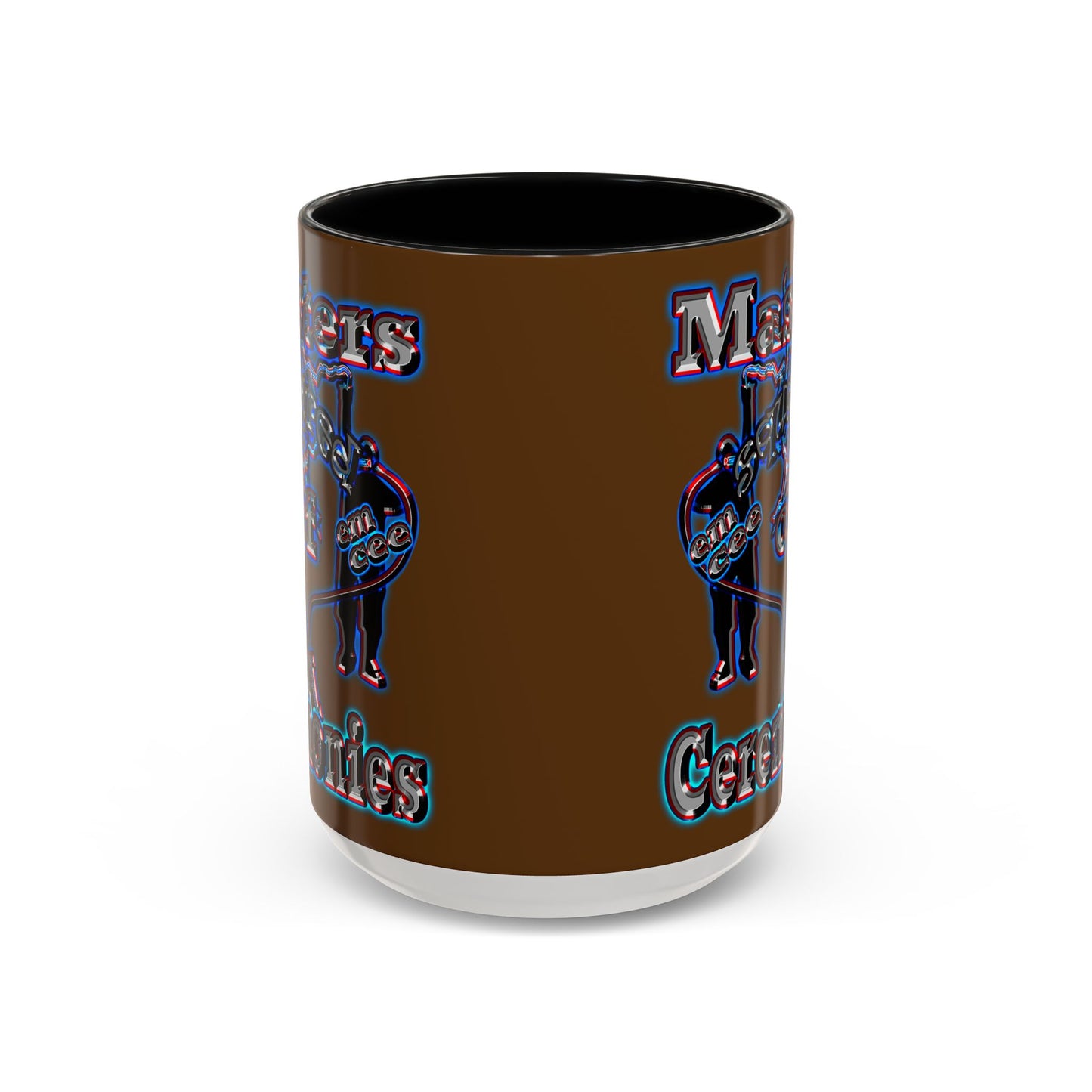 em cee squared - Accent Mug (brown)