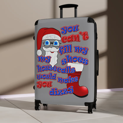 santa's shoes - Suitcase (grey)