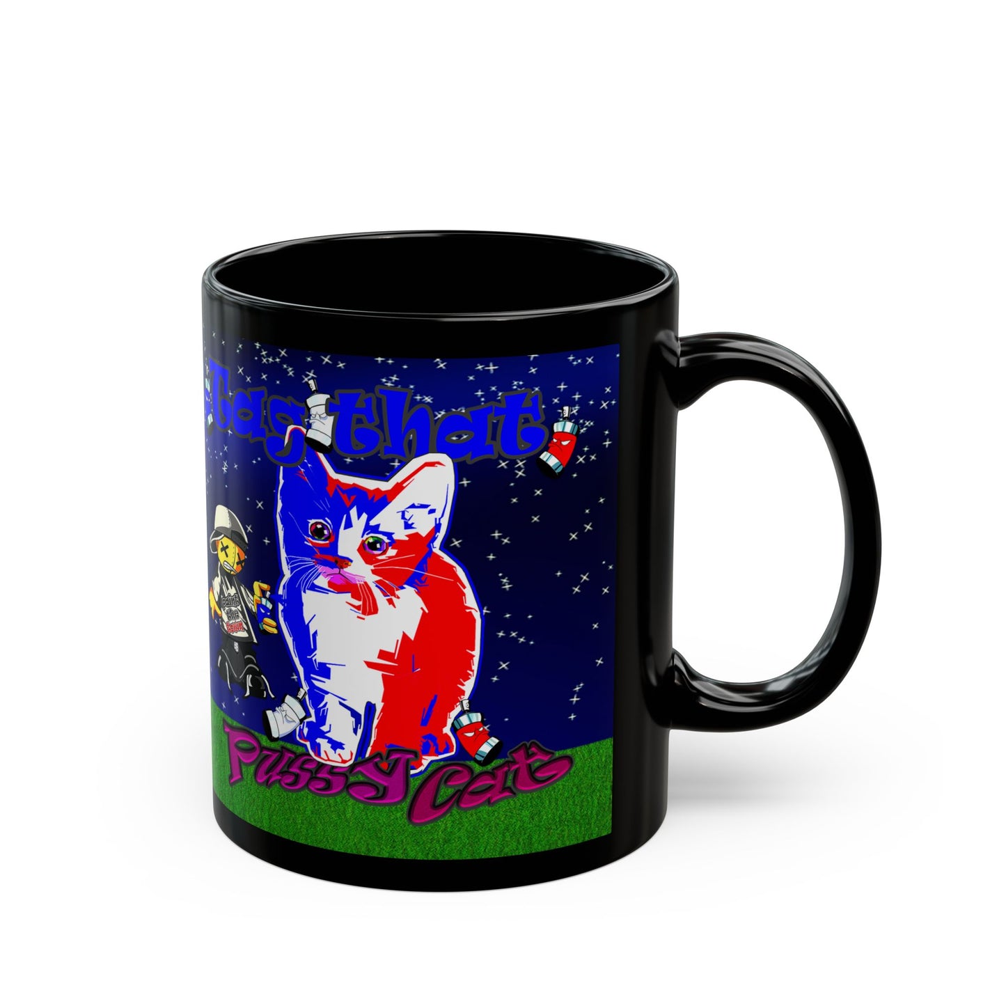 tag that - Black Mug ('snoops' background)
