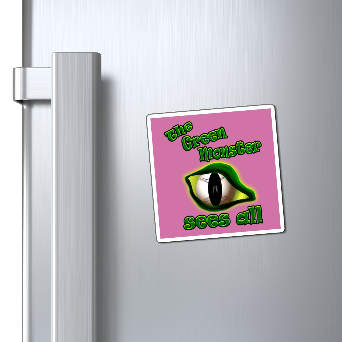 green monster - Magnets - (light pink)
