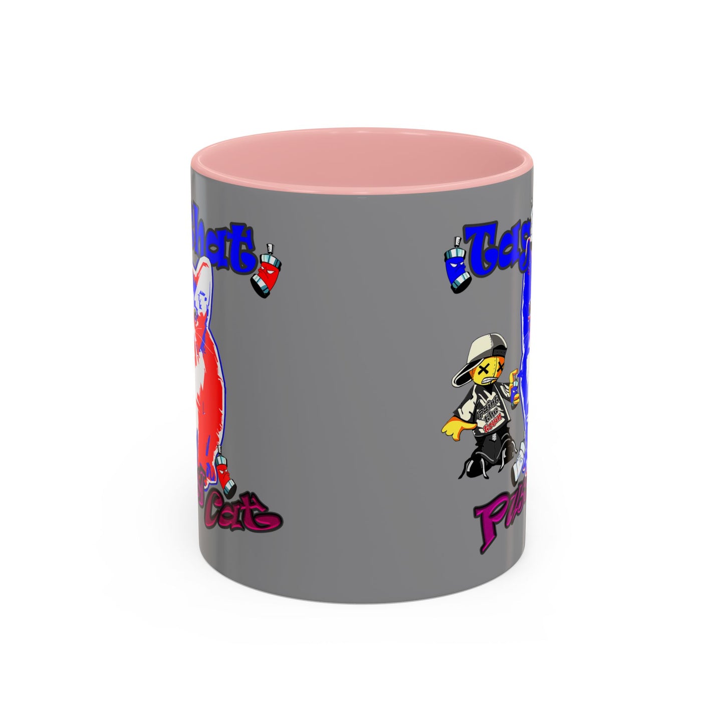 tag that - Accent Mug (grey)