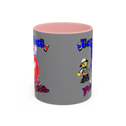 tag that - Accent Mug (grey)