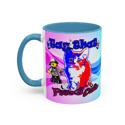 tag that - Accent Mug (light blue-pink wave)